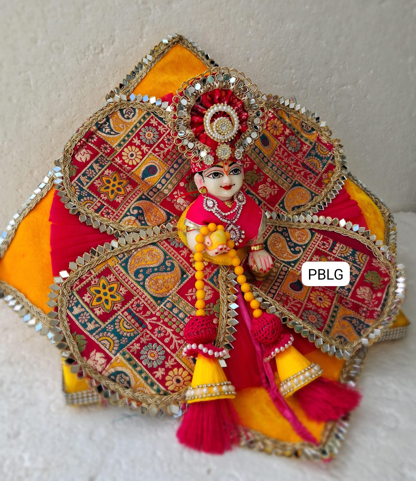 Butterfly dress with pagdi and patka