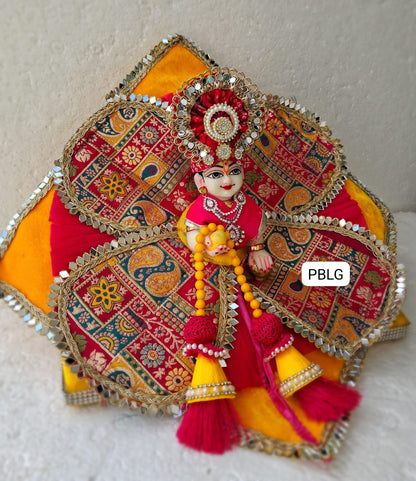 Butterfly dress with pagdi and patka
