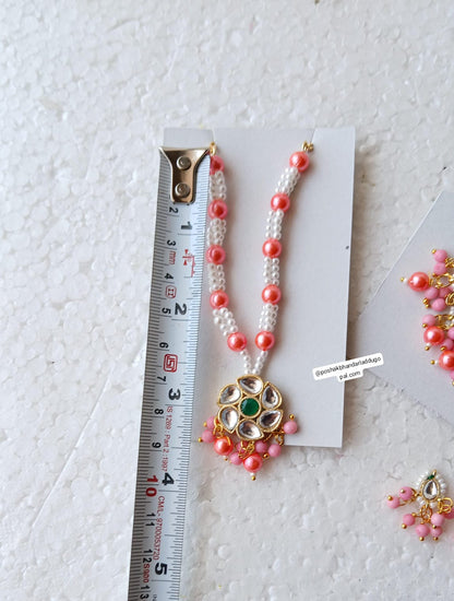 Heavy mala + choker + earing set