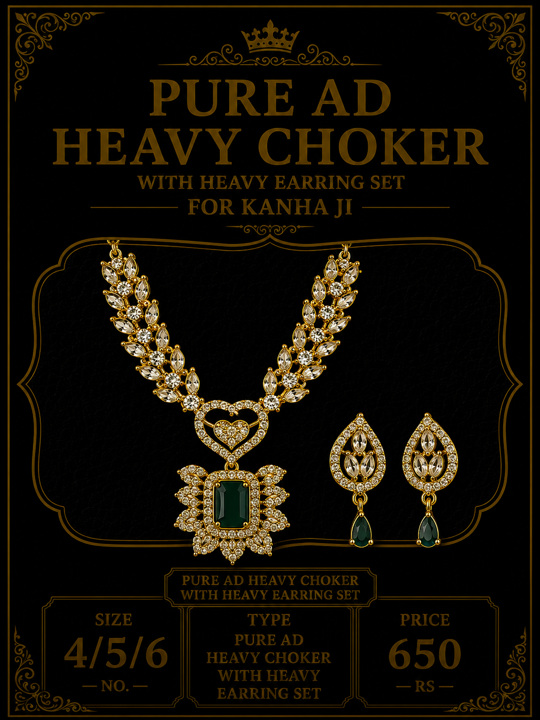 Pure ad heavy mala + heavy earing