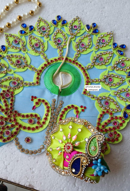 5 no. Peacock design dress with pagdi