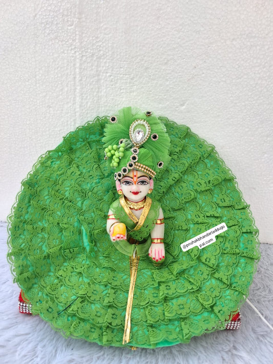 Green colour lace dress ( 1 to 6 no.)