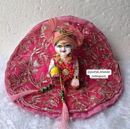 Heavy handwork dress with pagdi