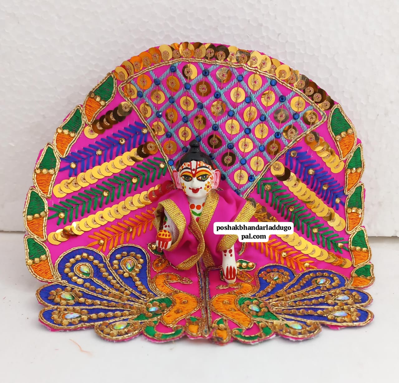 Peacock Embroidery dress ( 1/2/3/4 no. )