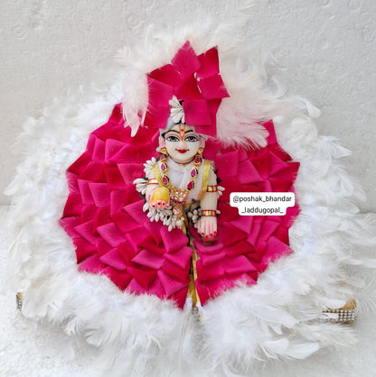 6 no. Size rose petal dress + pagdi