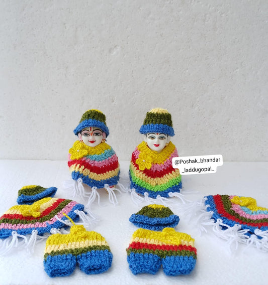 Multicoloured stylish set (4/5/6/7 )