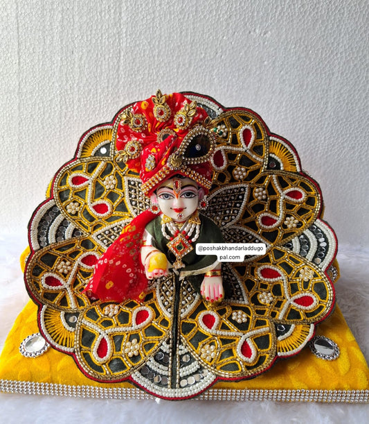 Heavy handwork dress with pagdi