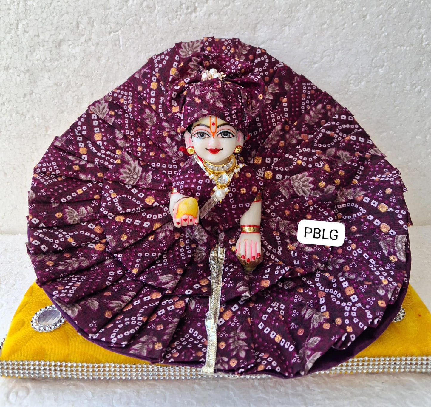 Bandhini dress with pagdi