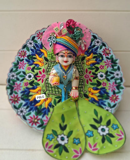 Premium handwork dress with heavy pagdi and patka