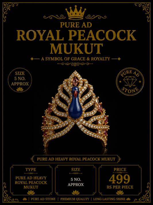 Pure ad royal peacock mukut