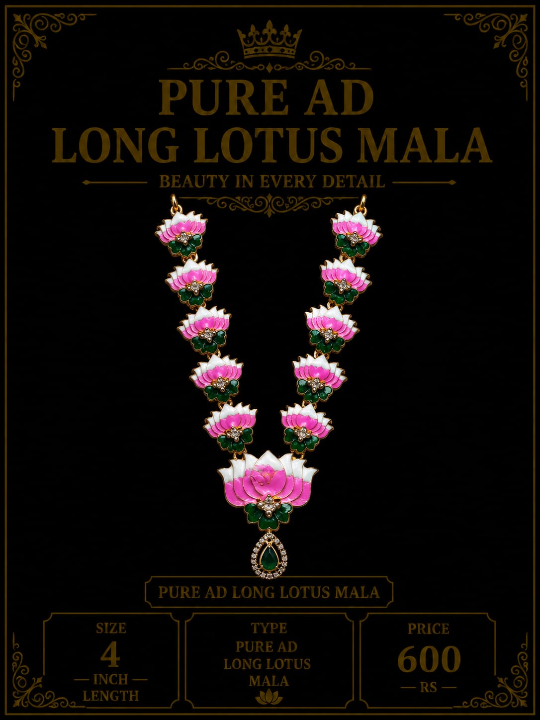 Pure ad long lotus mala
