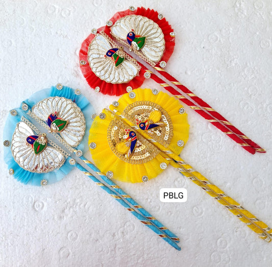 Heavy handfan for Thakur ji
