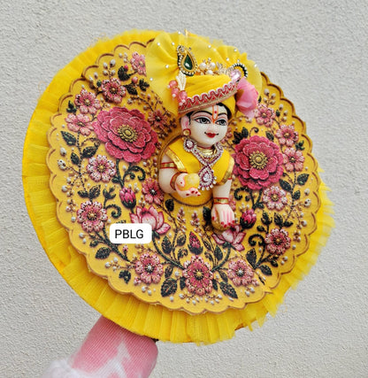 3 D Digital print dress with pagdi