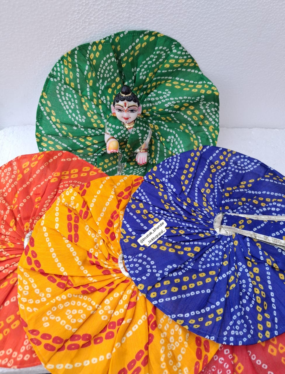 Bandhini dress 3 to 7 no.