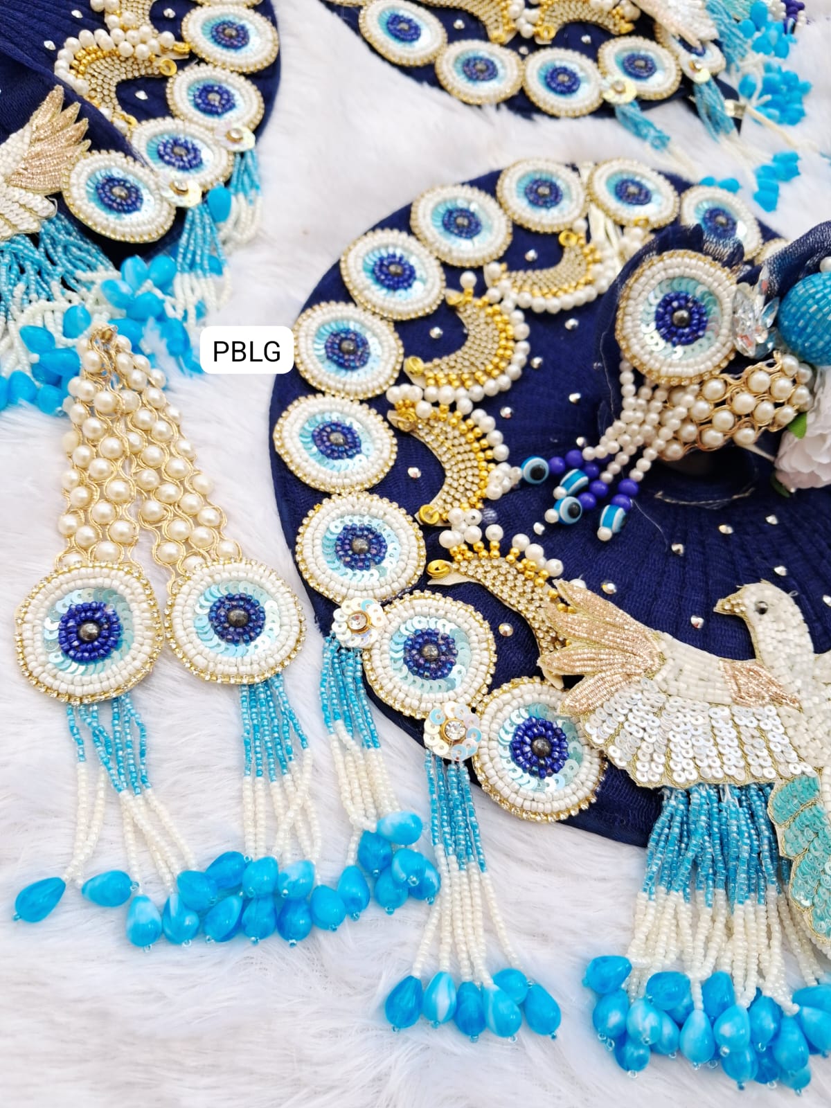 Heavy evil eye poshak