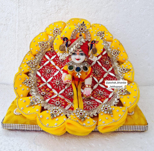 Gota patti dress+pagdi ( rajasthan special)