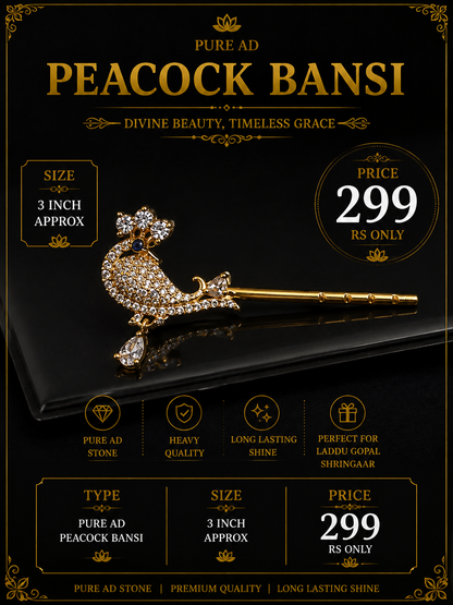 Pure ad heavy peacock Bansi