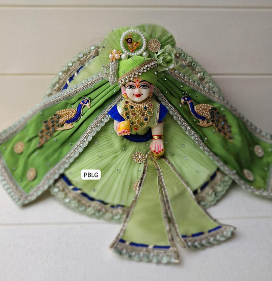 Premium peacock poshak