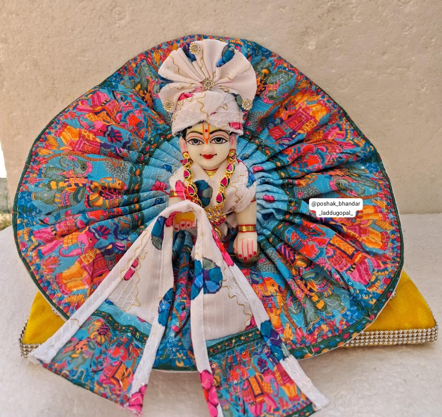 Fancy dress+pagdi+patka with cotton lining