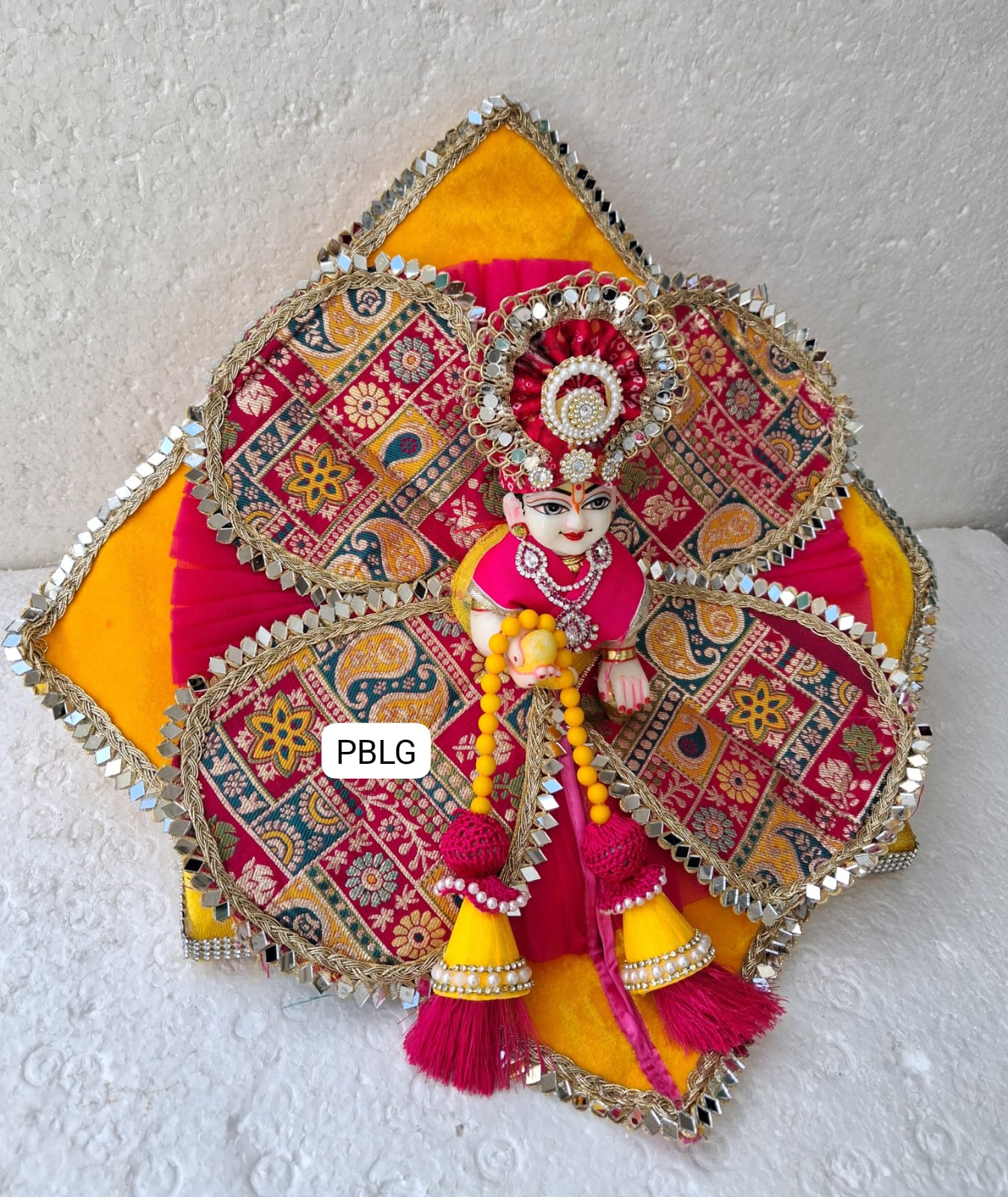 Butterfly dress with pagdi and patka