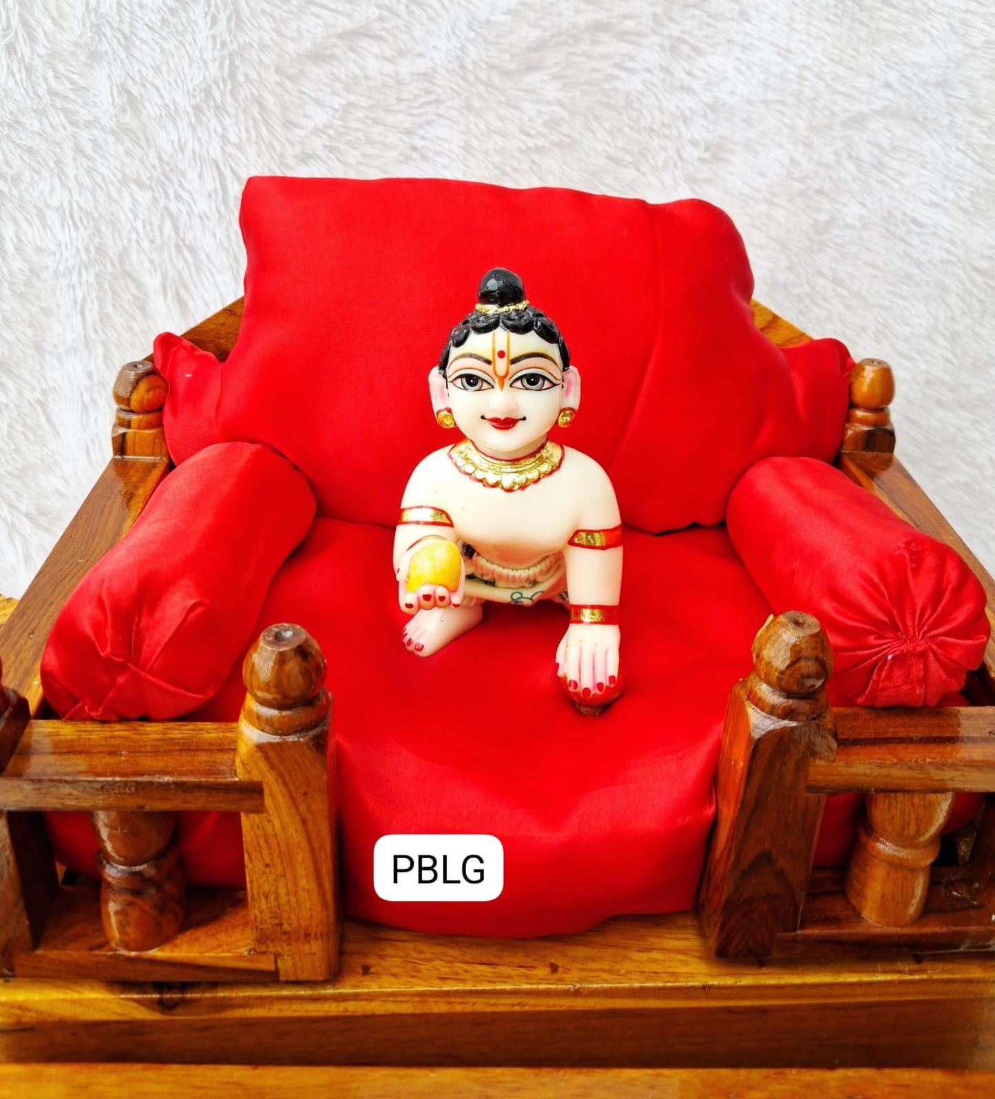 Sagwan wood full aasan set