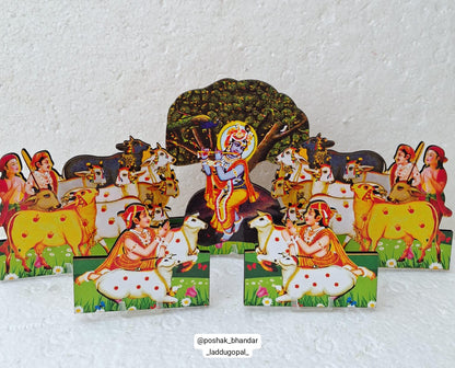 Kanha ji with cow