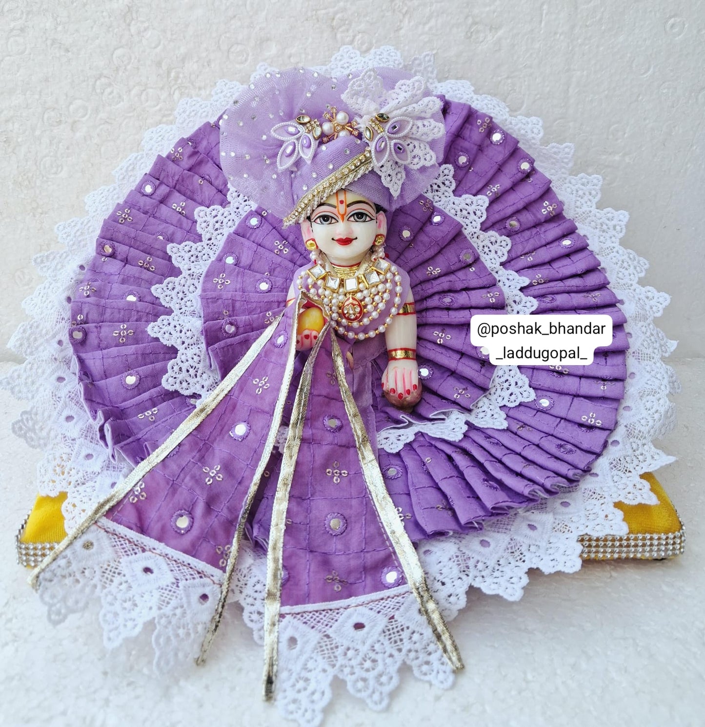 Fancy cotton fabric dress with pagdi and patka 3 to 7 no