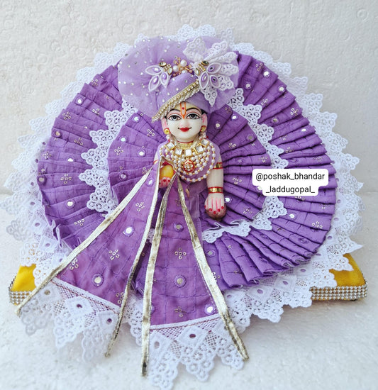 Fancy cotton fabric dress with pagdi and patka 3 to 7 no