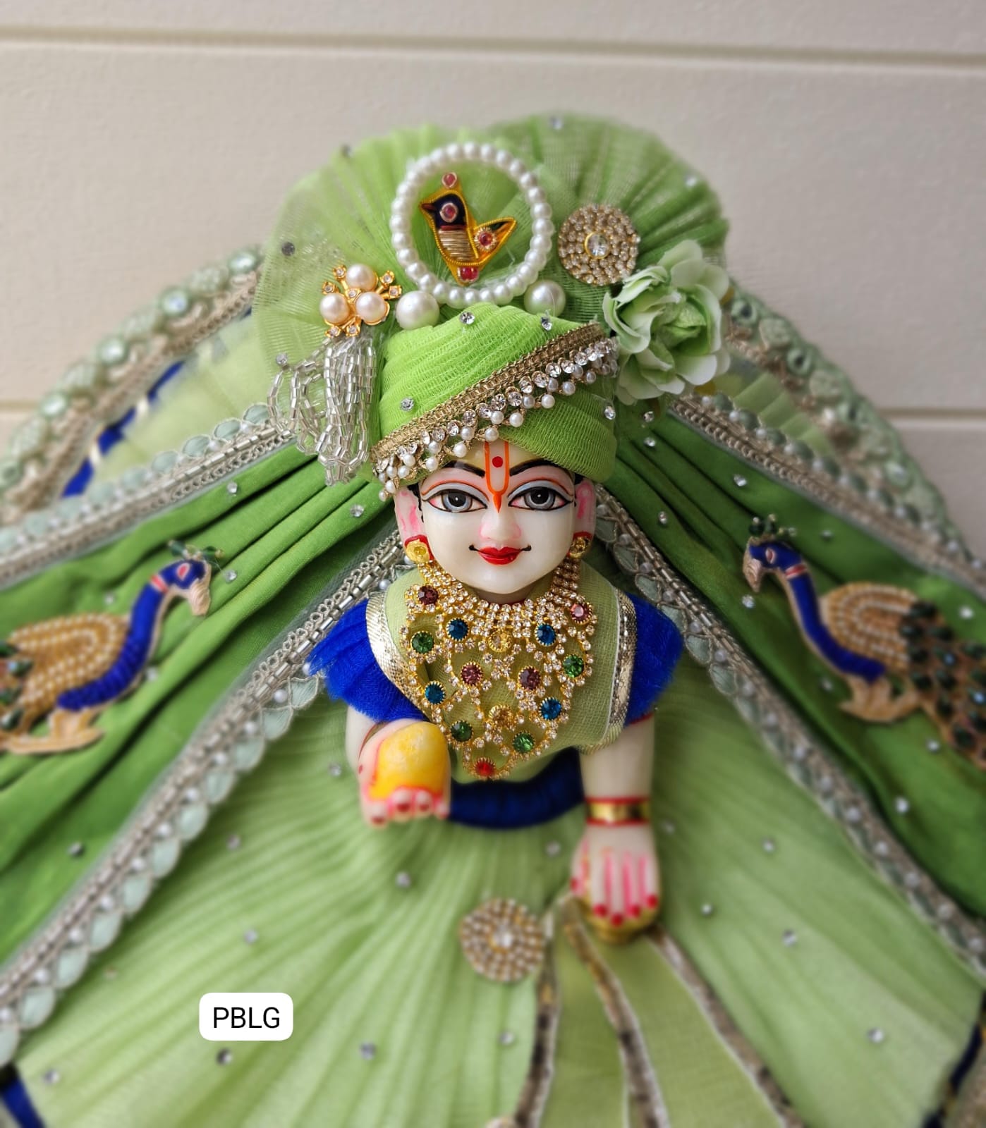 Premium peacock poshak