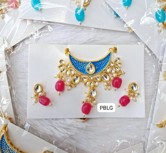 Heavy choker + earing set