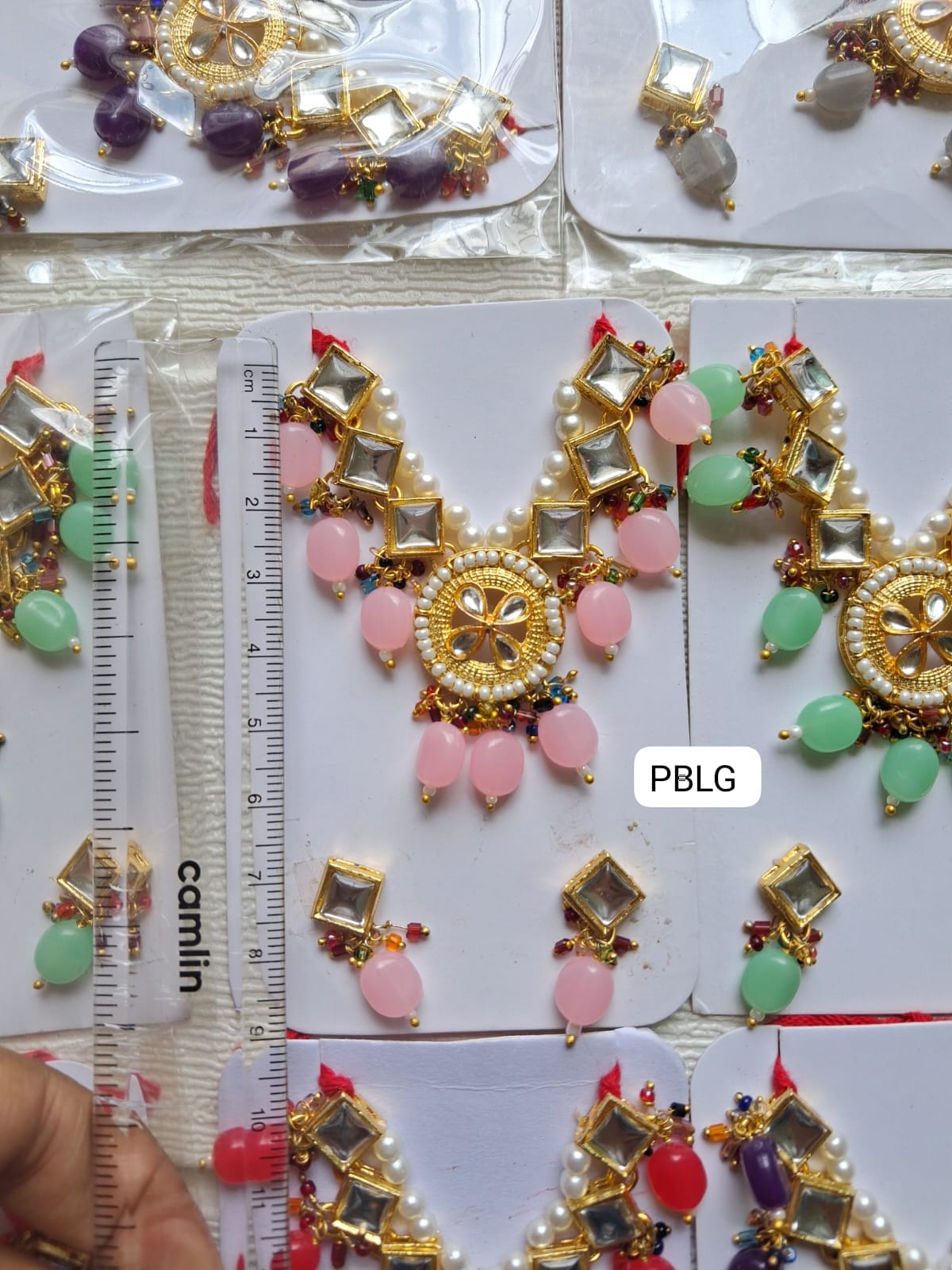 Heavy mala with earrings