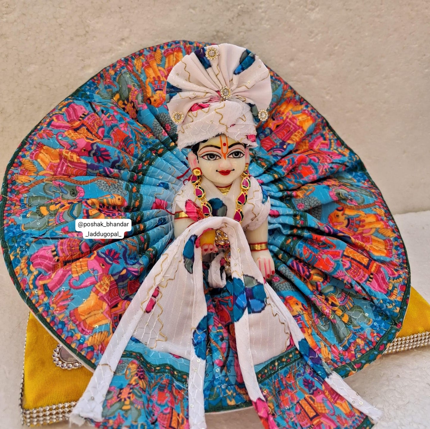 Fancy dress+pagdi+patka with cotton lining