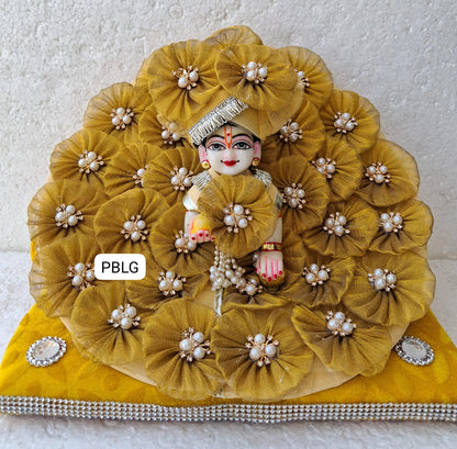 Golden dress with pagdi