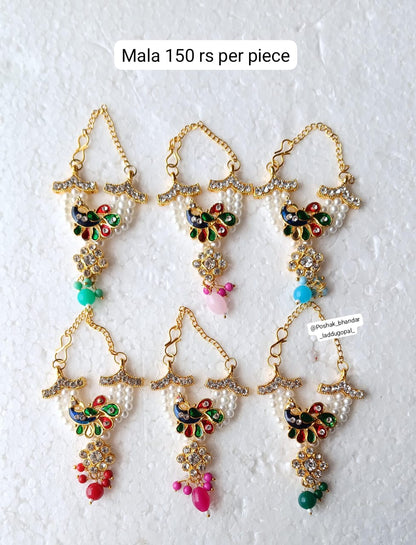 Heavy peacock mala