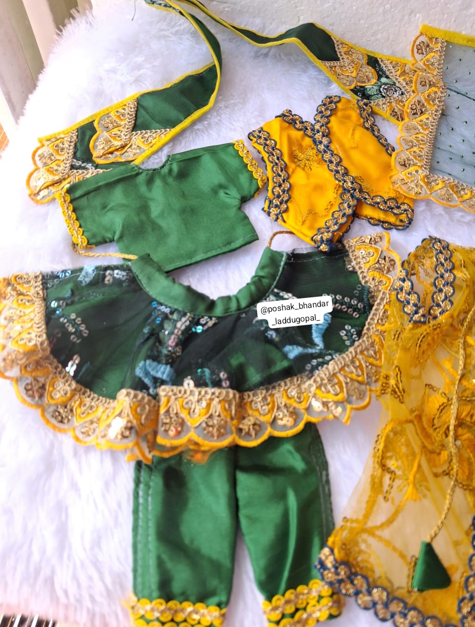 Fancy heavy look radhakrishna dress