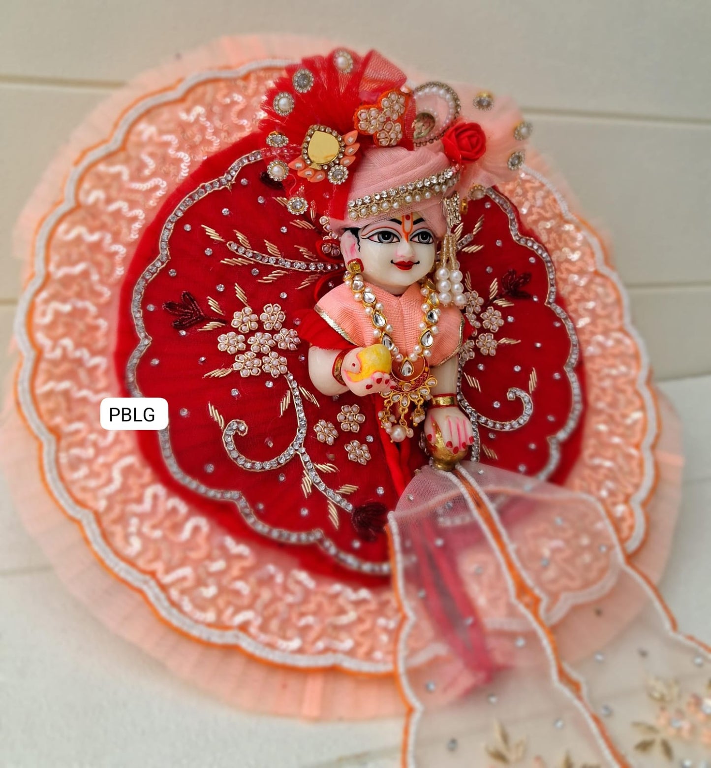 Handwork dress with pagdi and patka