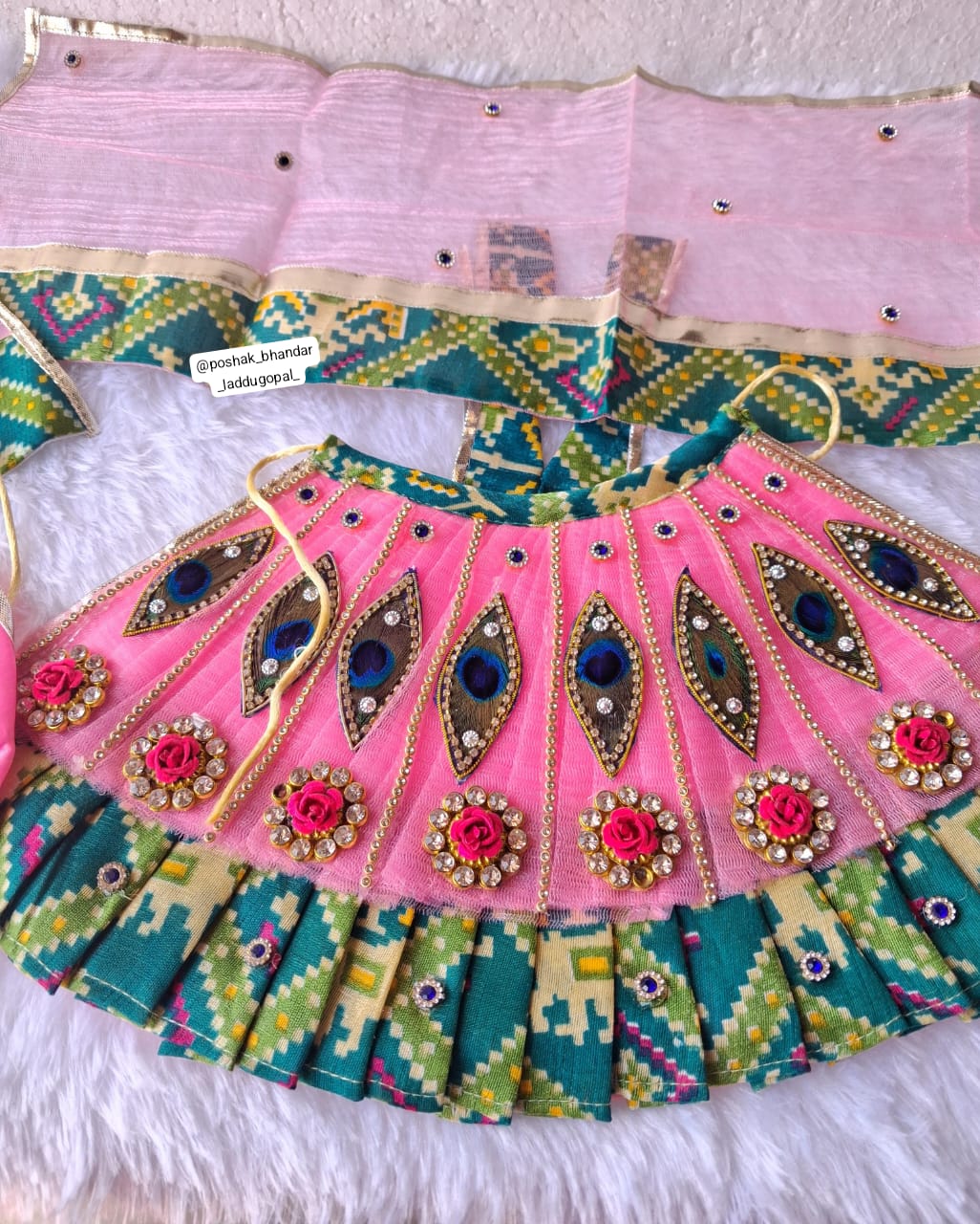 Heavy radhakrishna dress
