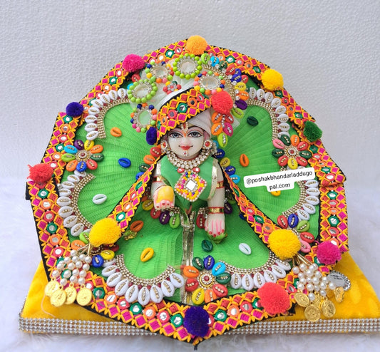 Dholida poshak with pagdi and patka