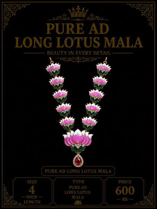 Pure long ad lotus mala