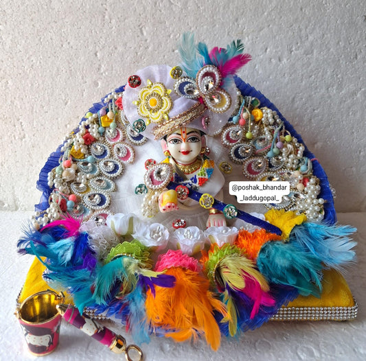 Falgun dress with pagdi +balti pichkari +bansuri