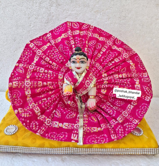 Bandhini print summer dress