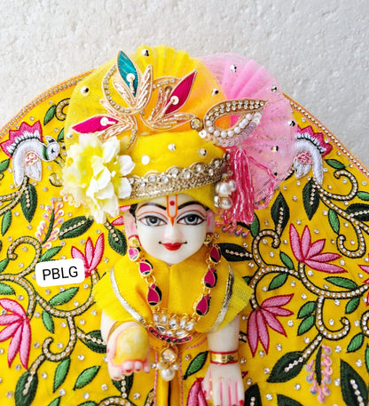 Janmashtami special pure handwork dress with pagdi and patka