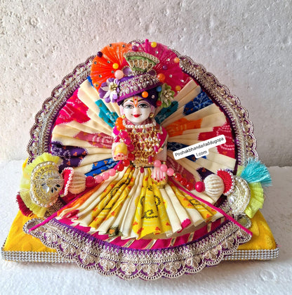 Rang rasiya poshak with pagdi and patka