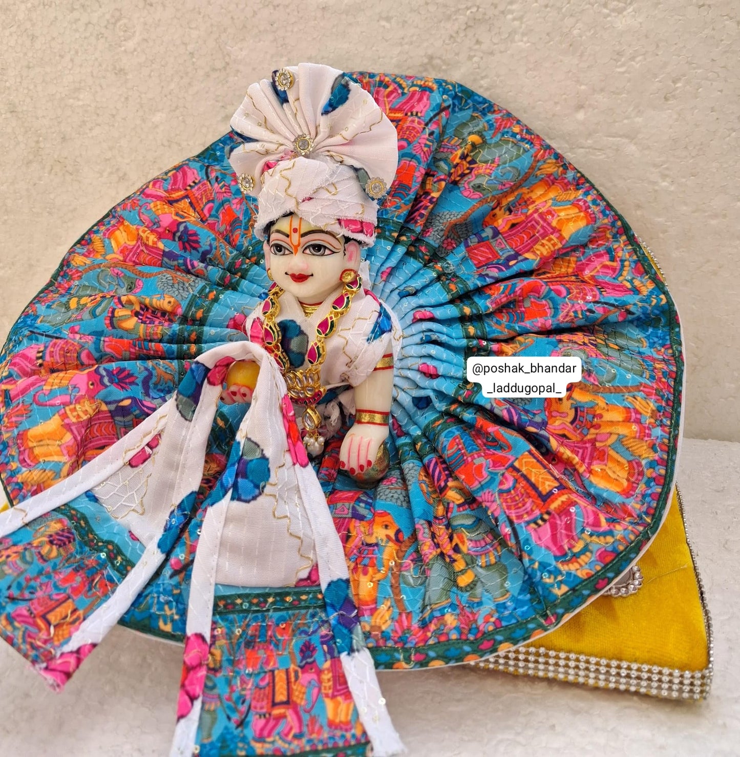 Fancy dress+pagdi+patka with cotton lining
