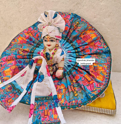 Fancy dress+pagdi+patka with cotton lining