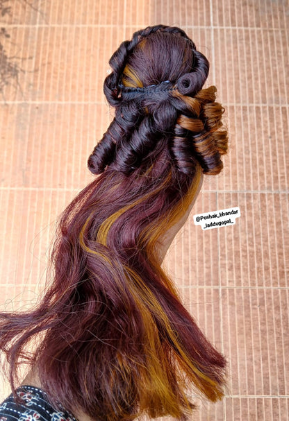 Highlighted high quality hair