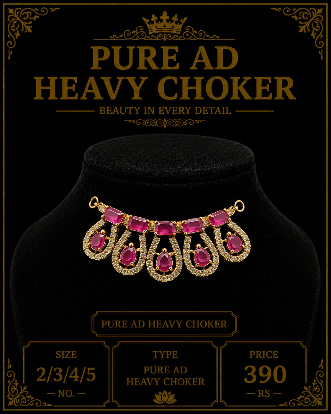 Pure ad heavy choker