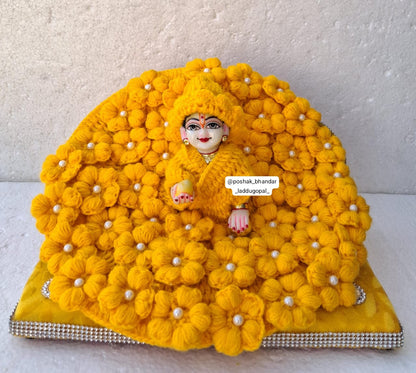 Flower dress with cap