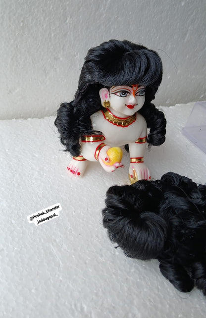 Fancy hair for kanha ji ( soft )