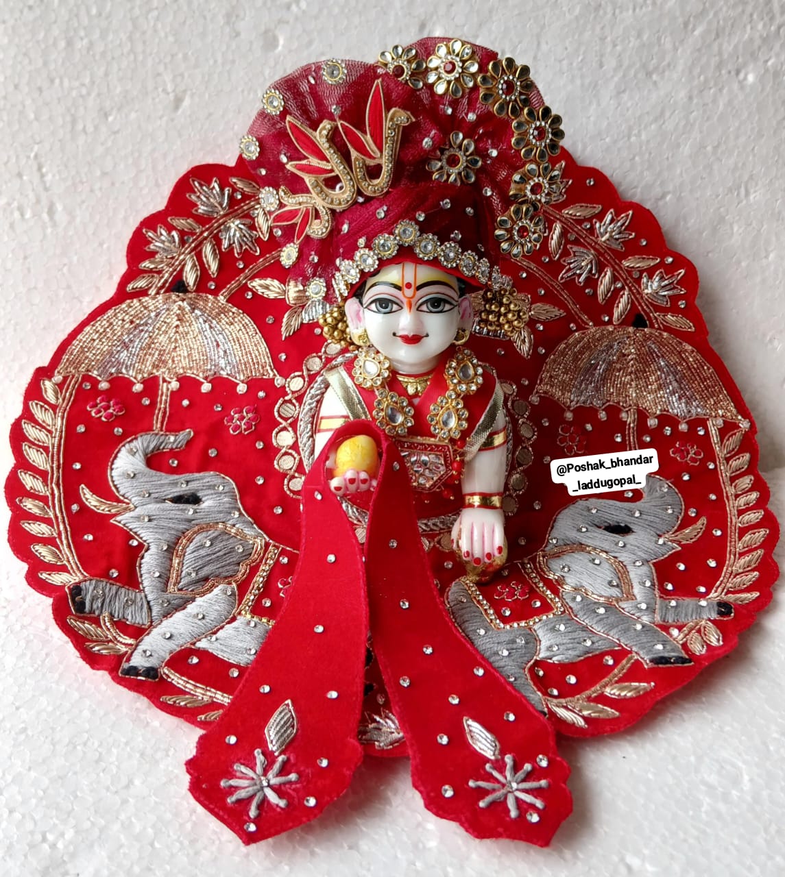 Royal look dress ( Janmashtami special )